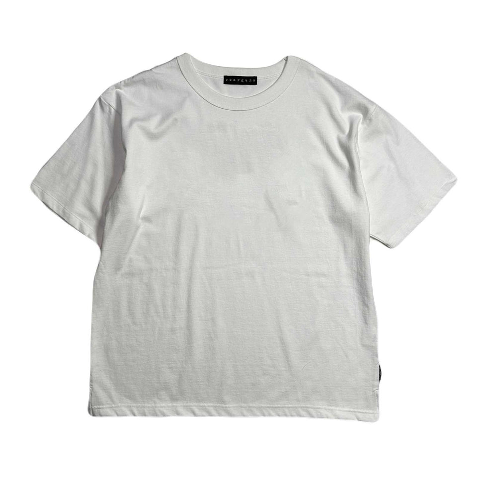 Load image into Gallery viewer, CROSSGUN TAPE EMBROIDERY T-SHIRT / WHITE