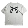 CROSSGUN TAPE EMBROIDERY T-SHIRT / WHITE