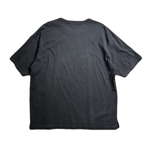 CROSS PRINT T-SHIRT / BLACK*BLACK