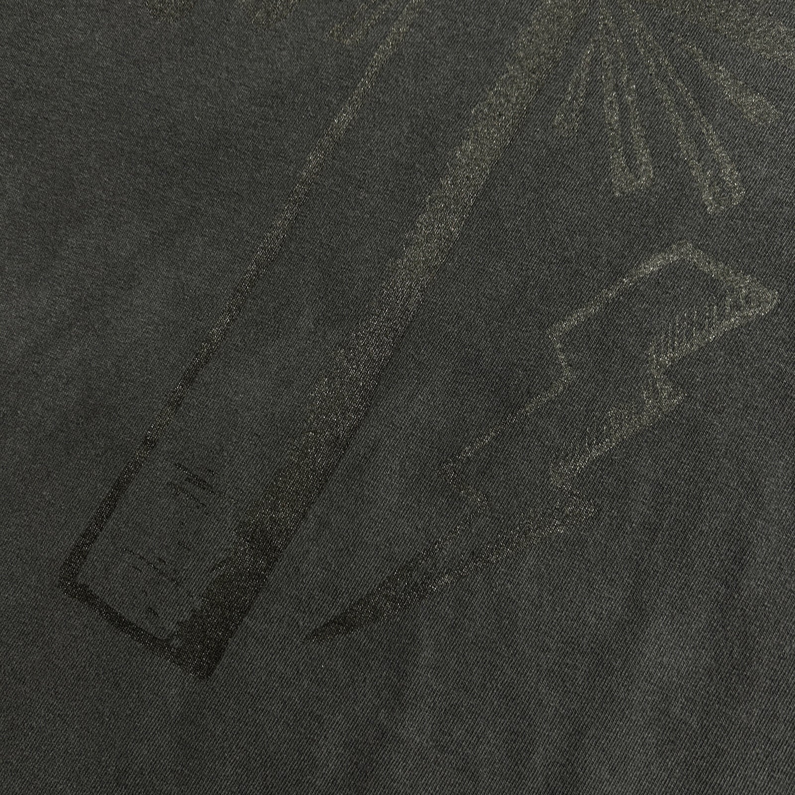 画像をギャラリービューアに読み込む, CROSS PRINT T-SHIRT / BLACK*BLACK