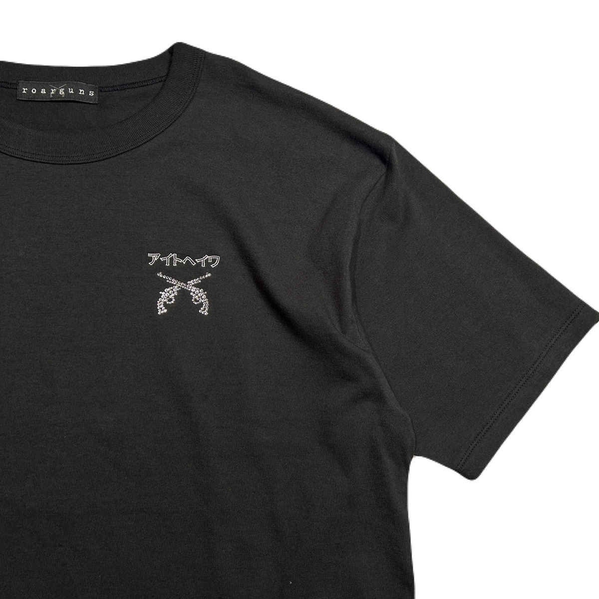 アイトヘイワEMBROIDERY T-SHIRT / BLACK