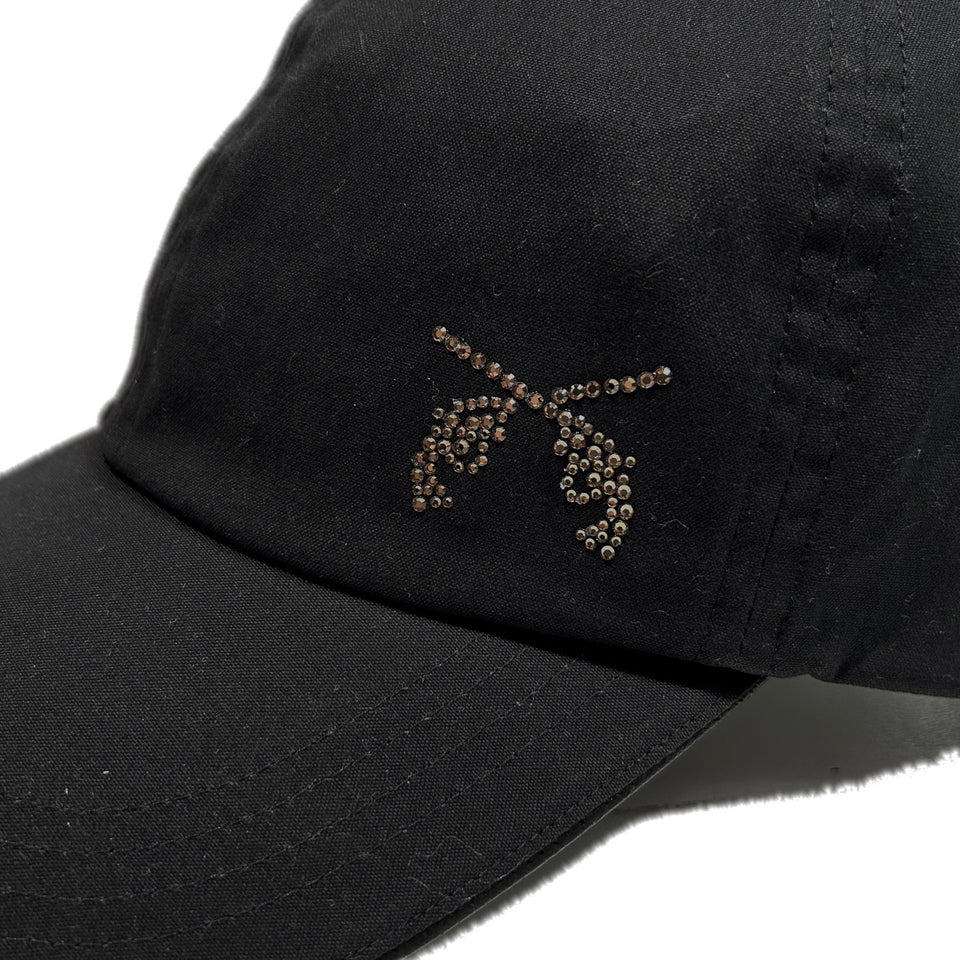 画像をギャラリービューアに読み込む, CROSSGUN CRYSTAL BB CAP / BLACK*GOLD