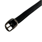 CARVING LEATHER BELT / BLACK