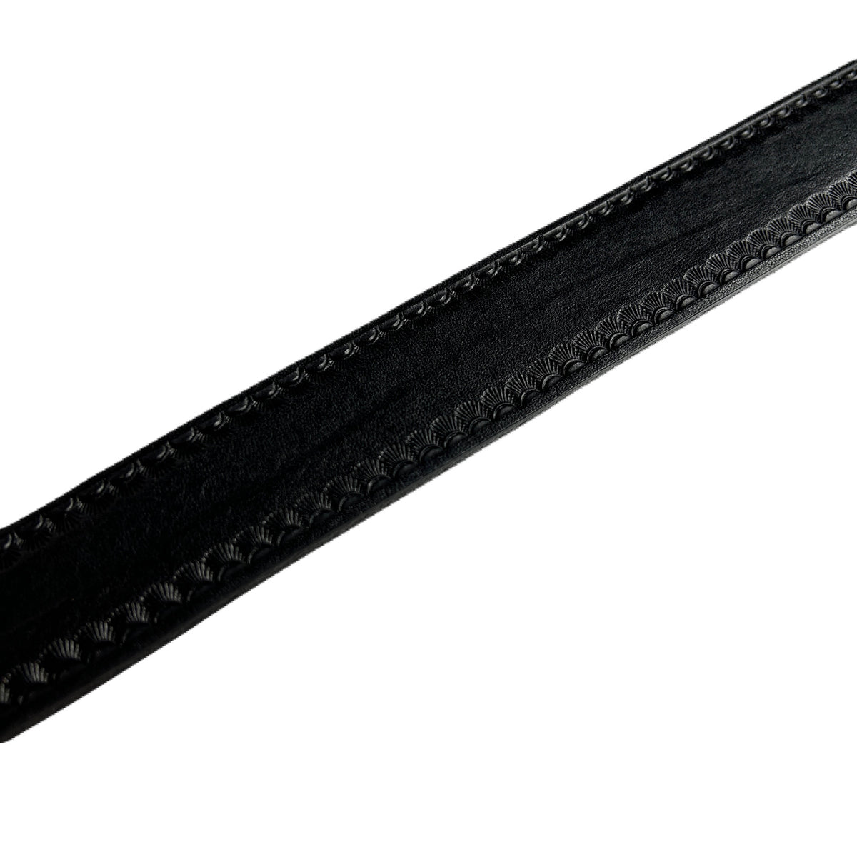 CARVING LEATHER BELT / BLACK