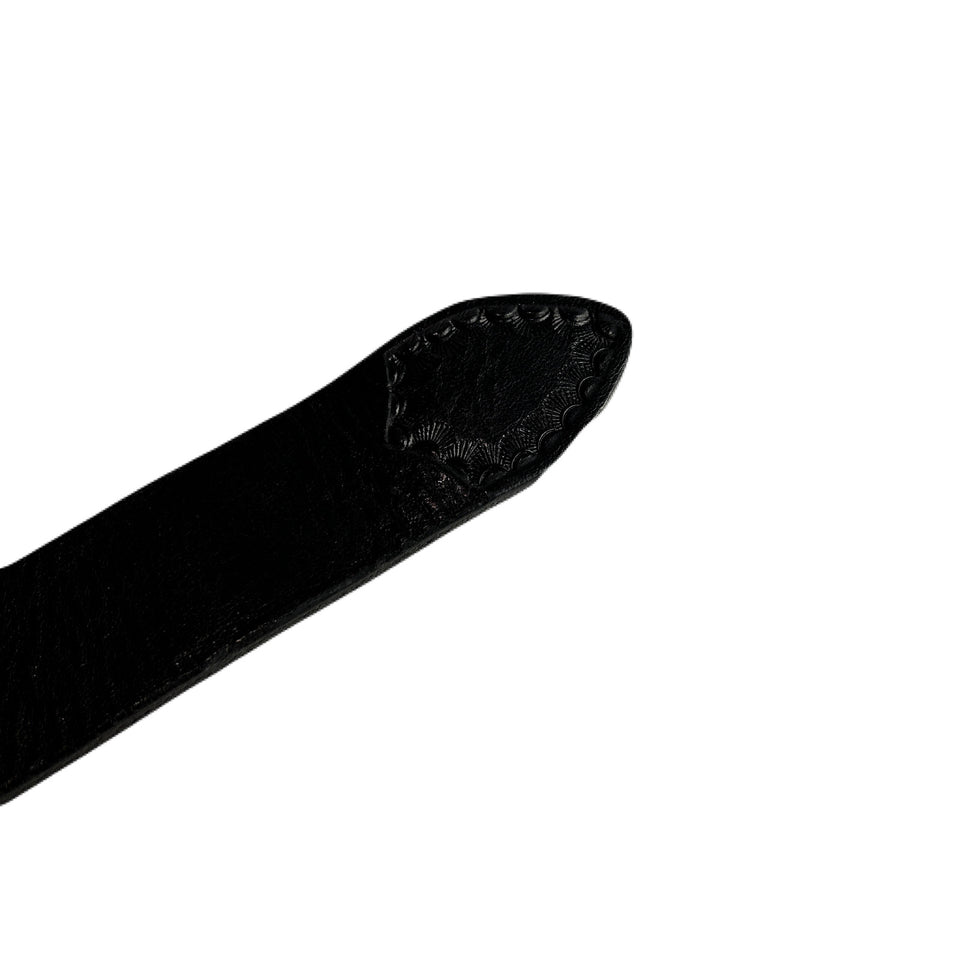 画像をギャラリービューアに読み込む, CONCHO LEATHER BELT / BLACK