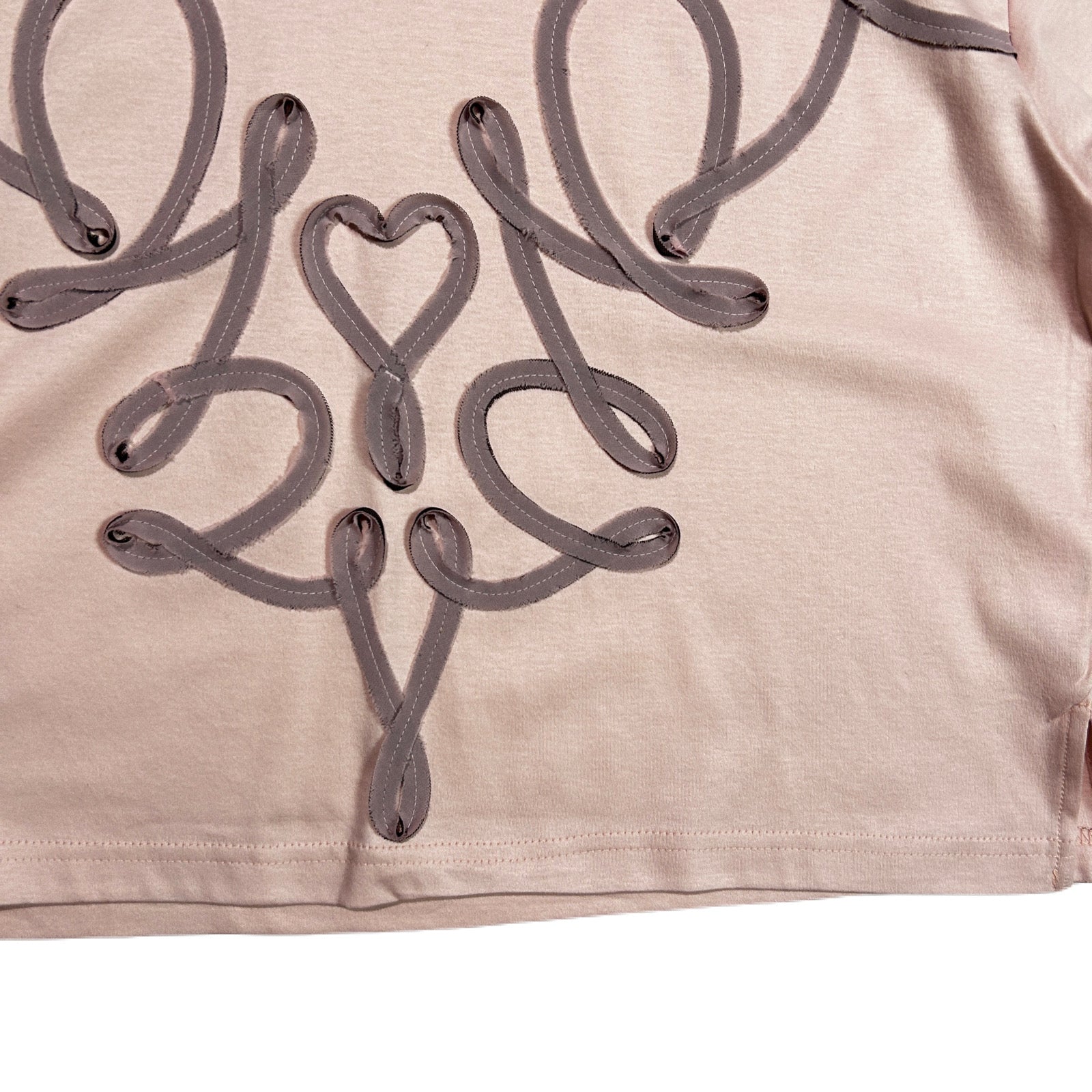 画像をギャラリービューアに読み込む, WOMENS CARD EMBROIDERY T-SHIRT / PINK