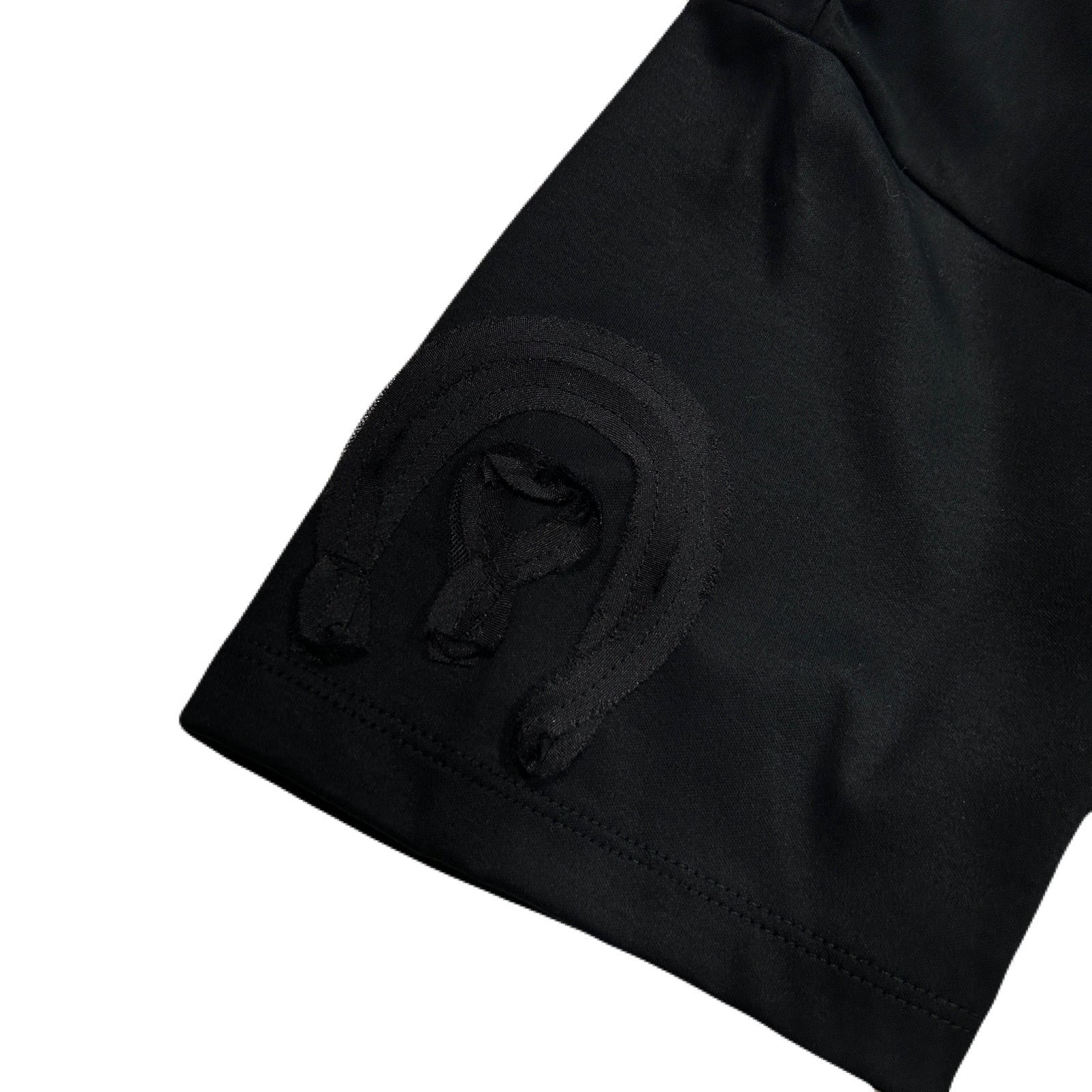 画像をギャラリービューアに読み込む, WOMENS CARD EMBROIDERY T-SHIRT / BLACK