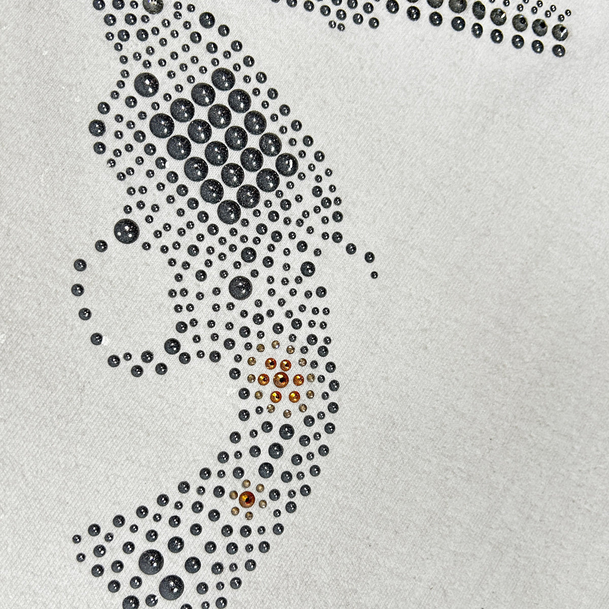 CROSSGUN METAL T-SHIRT / WHITE