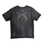 CROSSGUN CRYSTAL T-SHIRT / BLACK