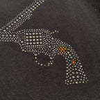 CROSSGUN CRYSTAL T-SHIRT / BLACK