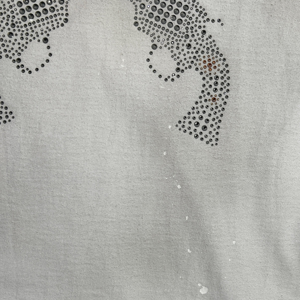 CROSSGUN CRYSTAL T-SHIRT / WHITE