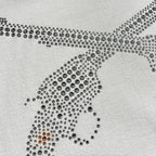 CROSSGUN CRYSTAL T-SHIRT / WHITE
