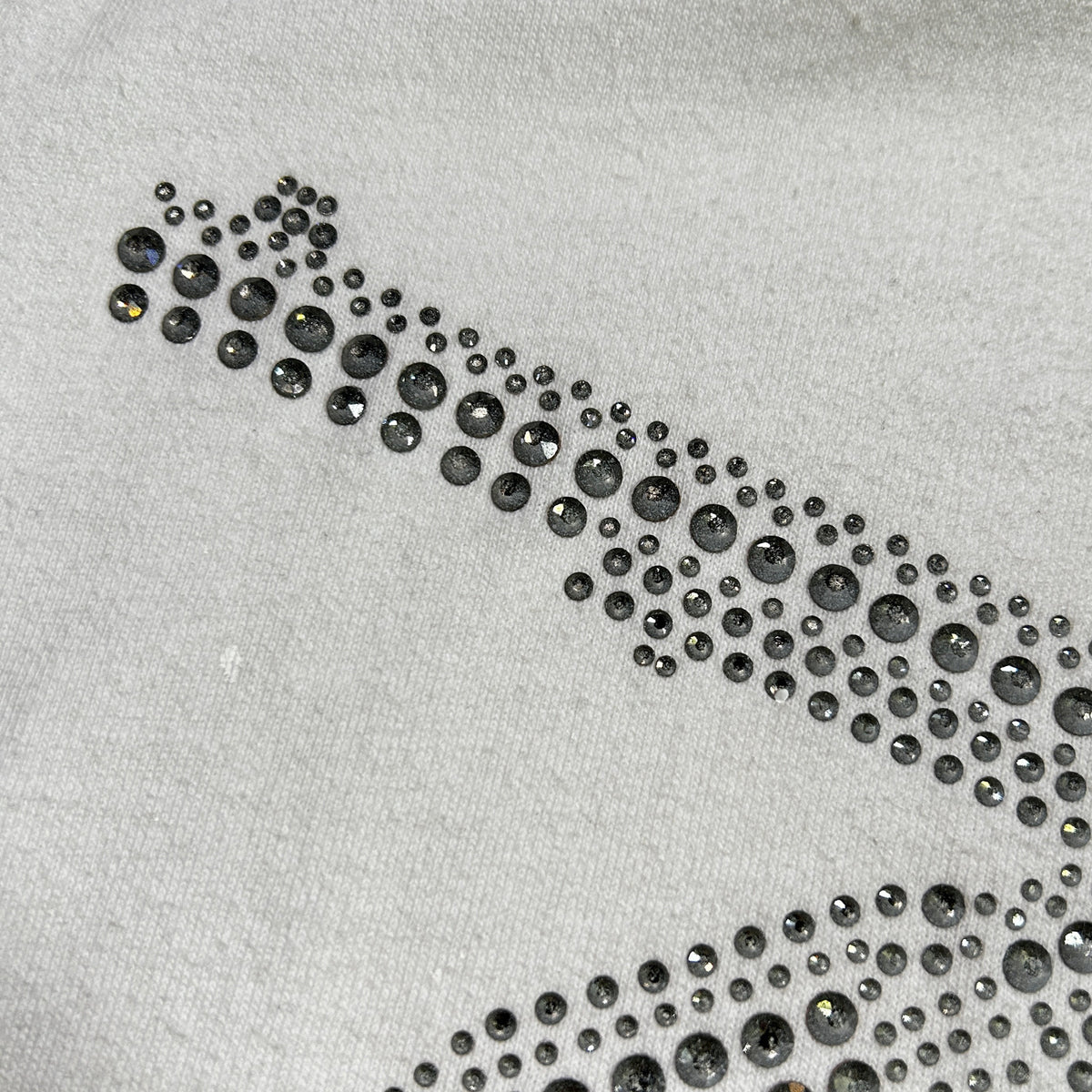 CROSSGUN CRYSTAL T-SHIRT / WHITE