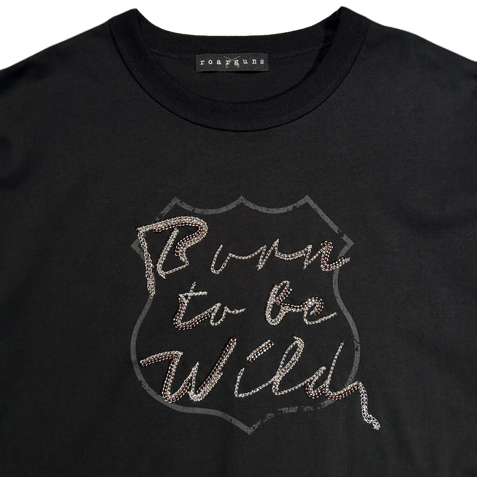 画像をギャラリービューアに読み込む, BORN TO BE WILD T-SHIRT / BLACK