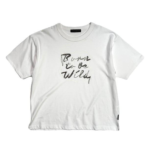 BORN TO BE WILD T-SHIRT / WHITE