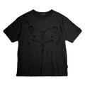 WESTERN CORD EMBROIDERY T-SHIRT / BLACK