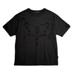 WESTERN CORD EMBROIDERY T-SHIRT / BLACK
