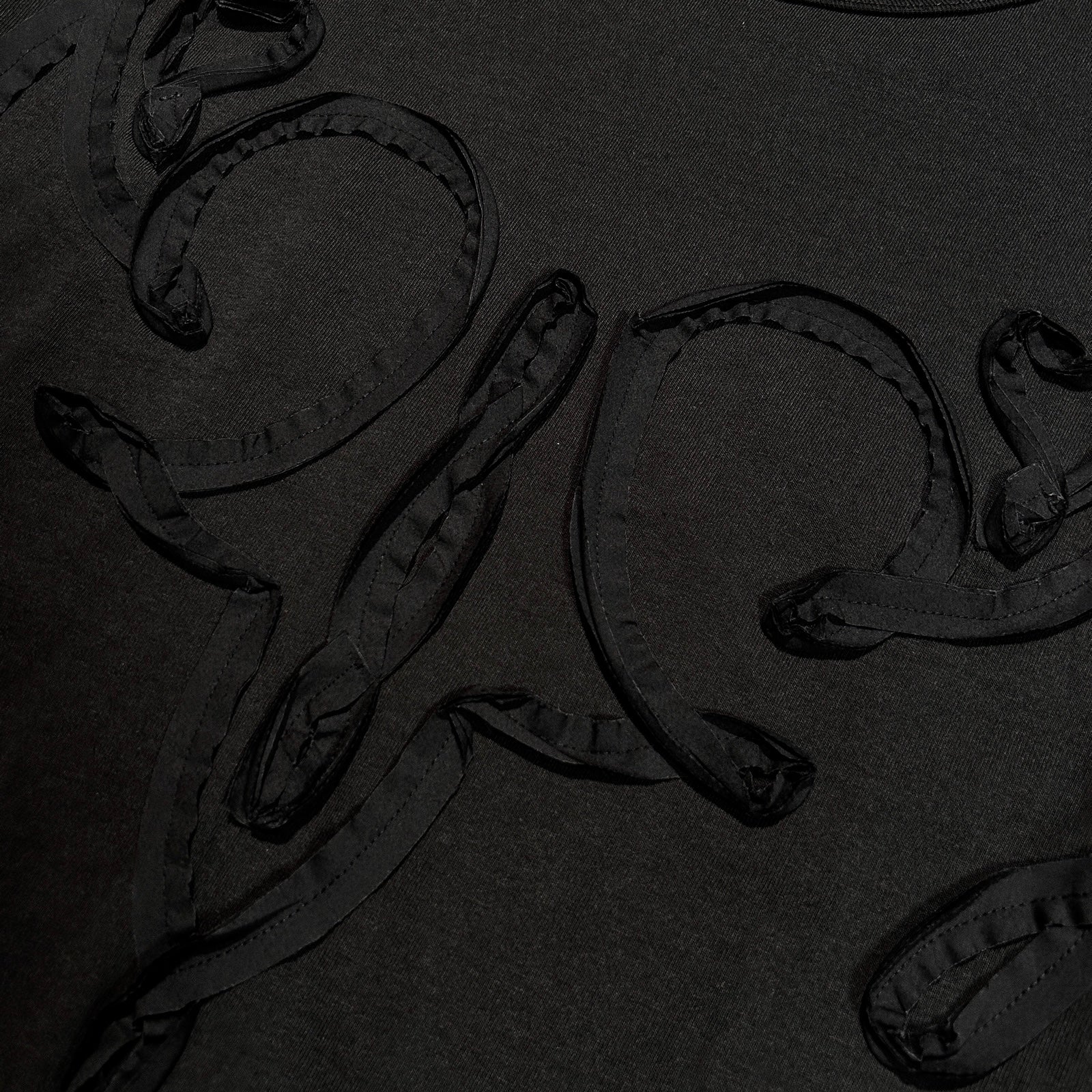 画像をギャラリービューアに読み込む, WESTERN CORD EMBROIDERY T-SHIRT / BLACK