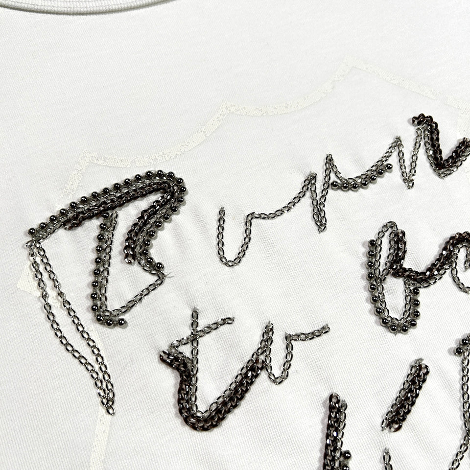 画像をギャラリービューアに読み込む, BORN TO BE WILD T-SHIRT / WHITE