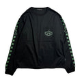 CHECKER FLAG L/S T-SHIRT / BLACK
