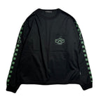 CHECKER FLAG L/S T-SHIRT / BLACK