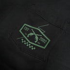 CHECKER FLAG L/S T-SHIRT / BLACK