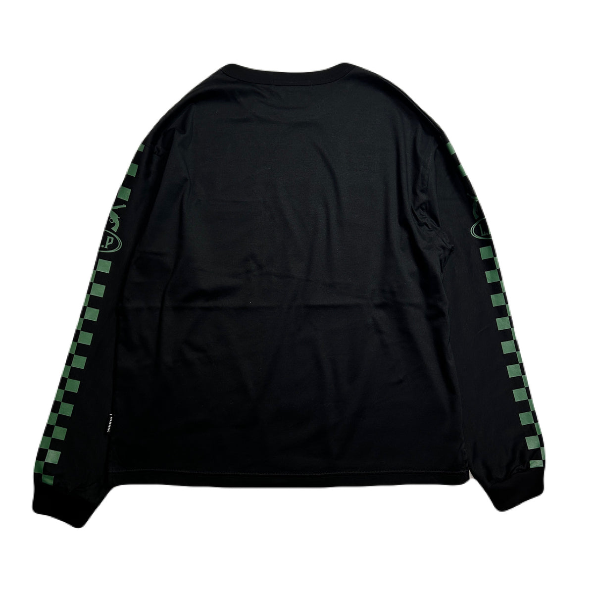 CHECKER FLAG L/S T-SHIRT / BLACK