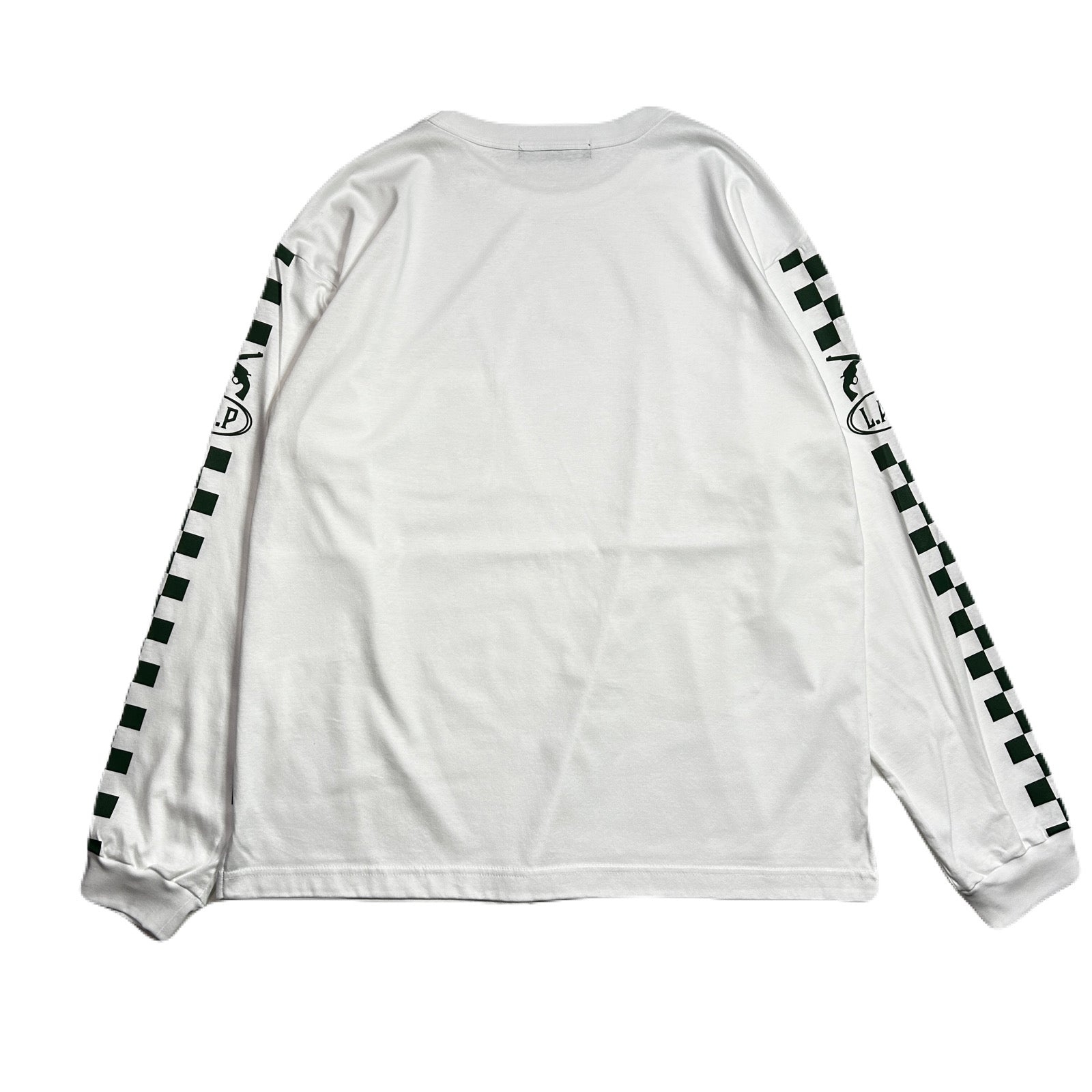 画像をギャラリービューアに読み込む, CHECKER FLAG L/S T-SHIRT / WHITE