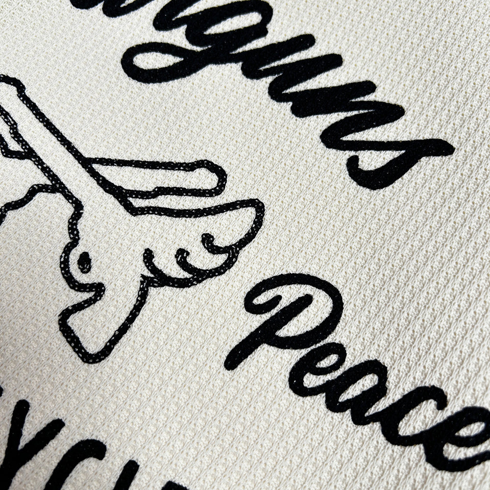 Load image into Gallery viewer, MOTOR CYCLE PRINT JERSEY T / OFF WHITE