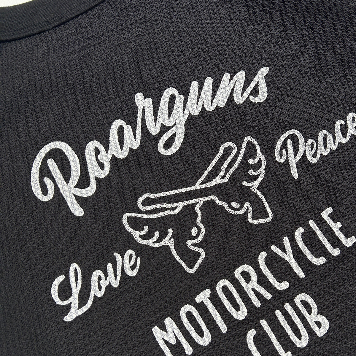 MOTOR CYCLE PRINT JERSEY T / BLACK