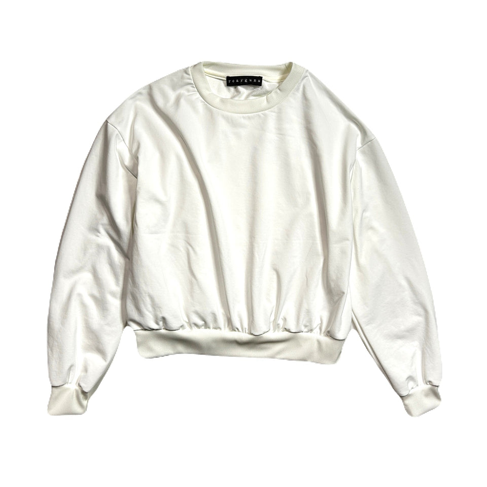 画像をギャラリービューアに読み込む, WOMENS CROSSGUN METAL SWEAT / WHITE