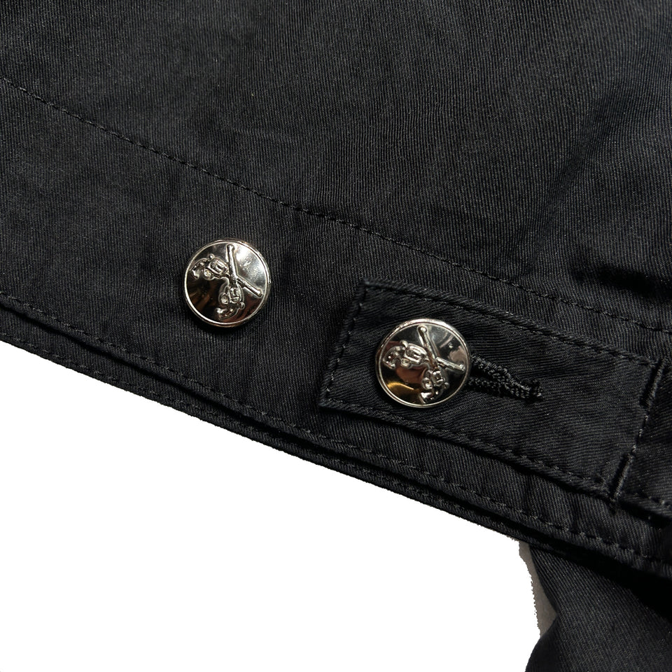 Load image into Gallery viewer, COTTON NYLON GABADINE JACKET / BLACK