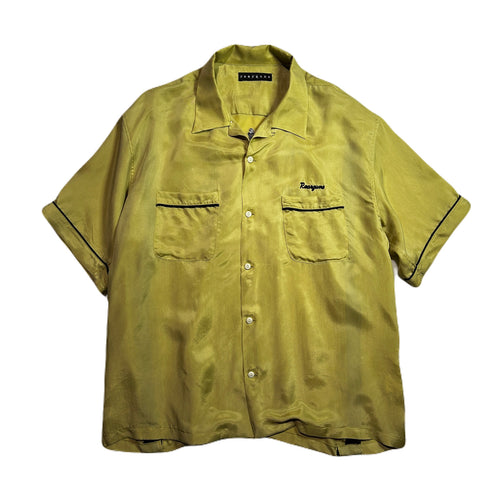 BOWLING SHIRT EMBROIDERY/ MUSTARD