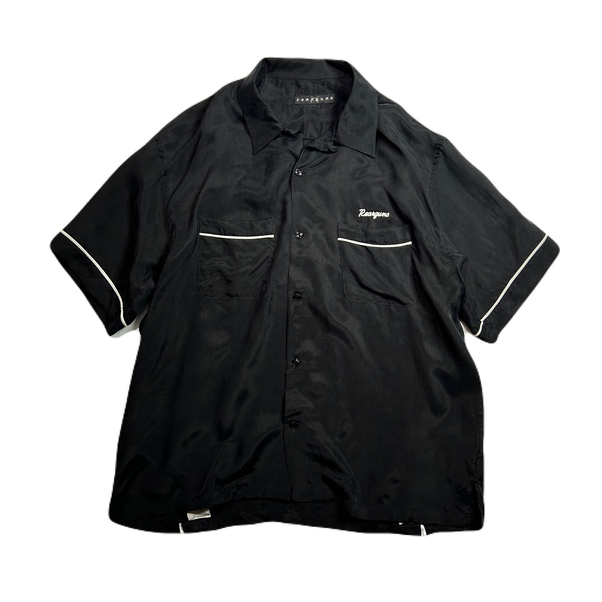 BOWLING SHIRT EMBROIDERY/ BLACK