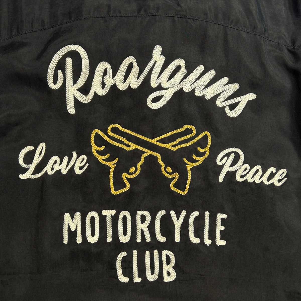 BOWLING SHIRT EMBROIDERY/ BLACK