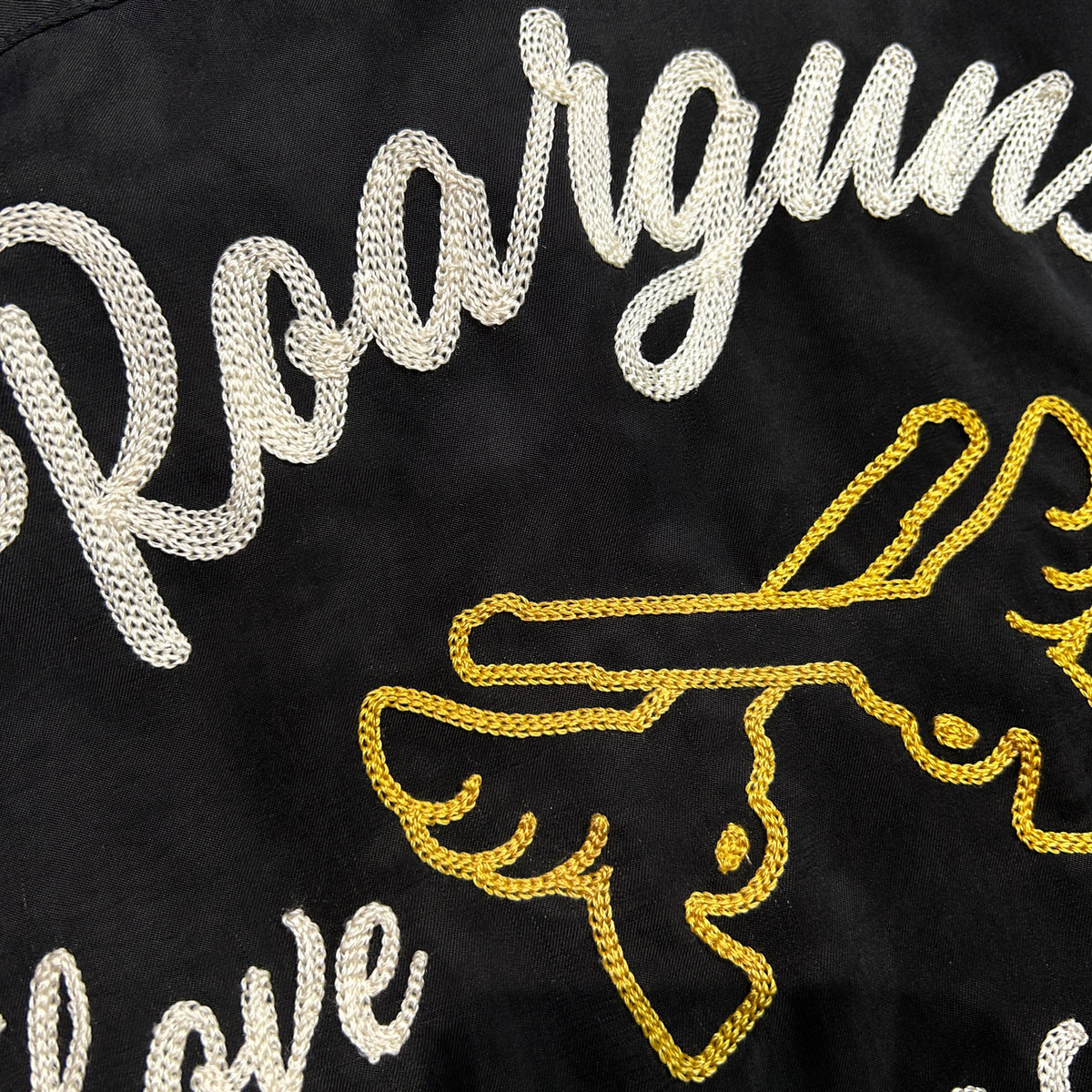 BOWLING SHIRT EMBROIDERY/ BLACK