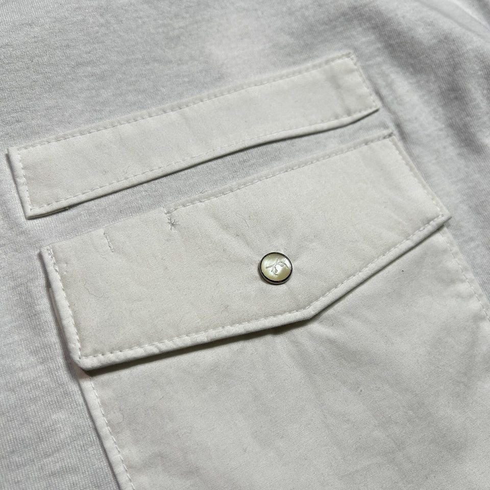 将图片加载到图库查看器，EAGLE EMBROIDERY T-SHIRT / WHITE