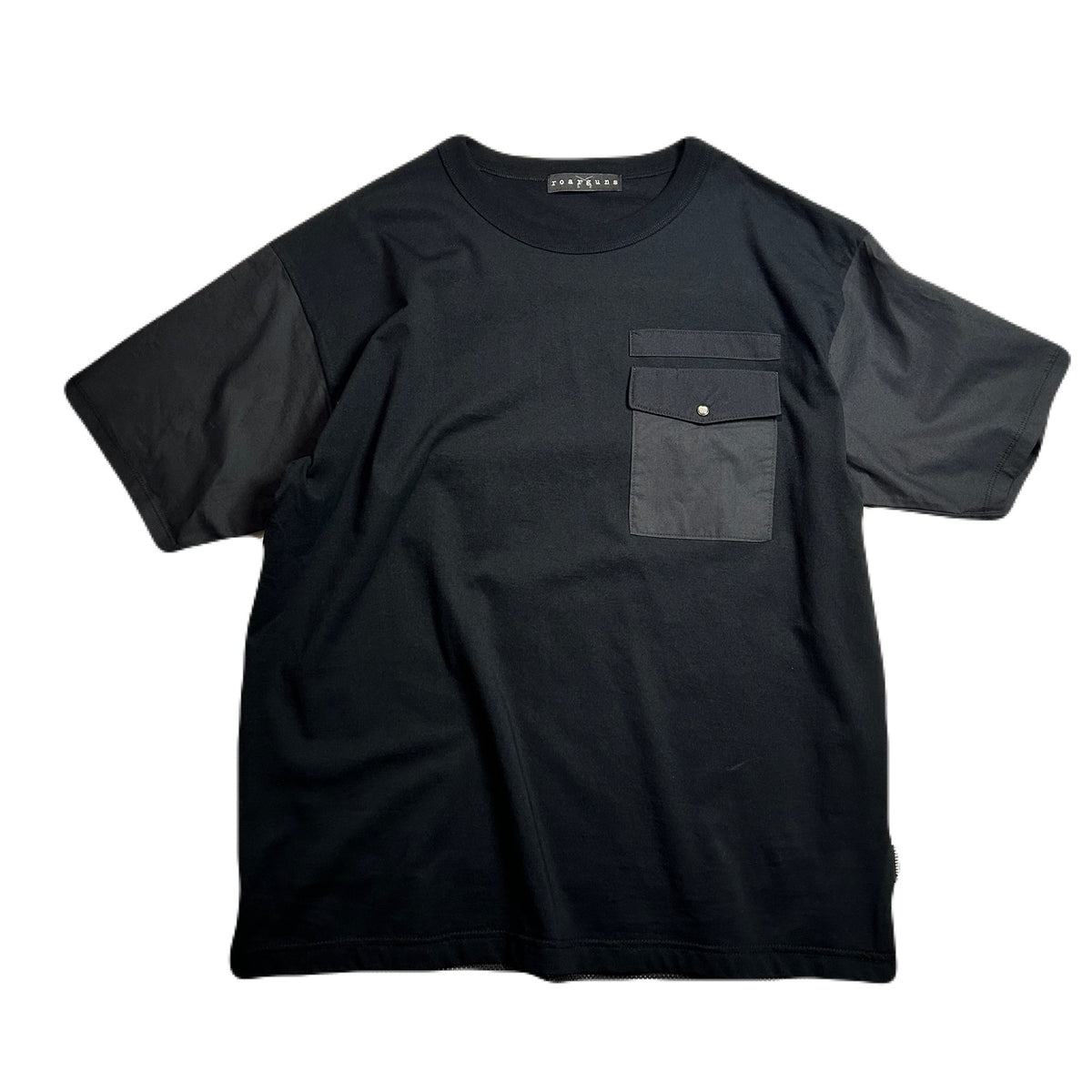 EAGLE EMBROIDERY T-SHIRT / BLACK