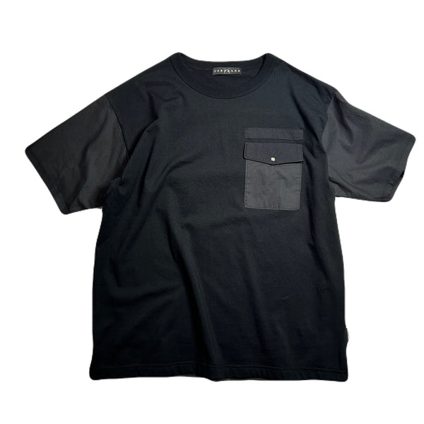EAGLE EMBROIDERY T-SHIRT / BLACK