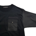 EAGLE EMBROIDERY T-SHIRT / BLACK