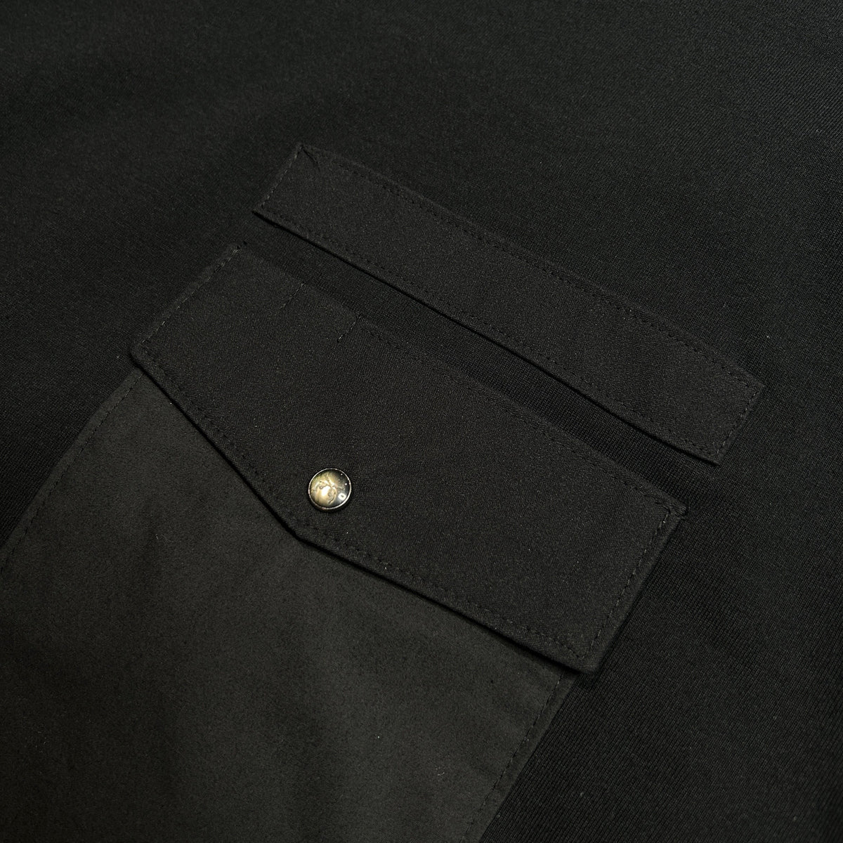 EAGLE EMBROIDERY T-SHIRT / BLACK