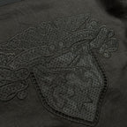 EAGLE EMBROIDERY T-SHIRT / BLACK