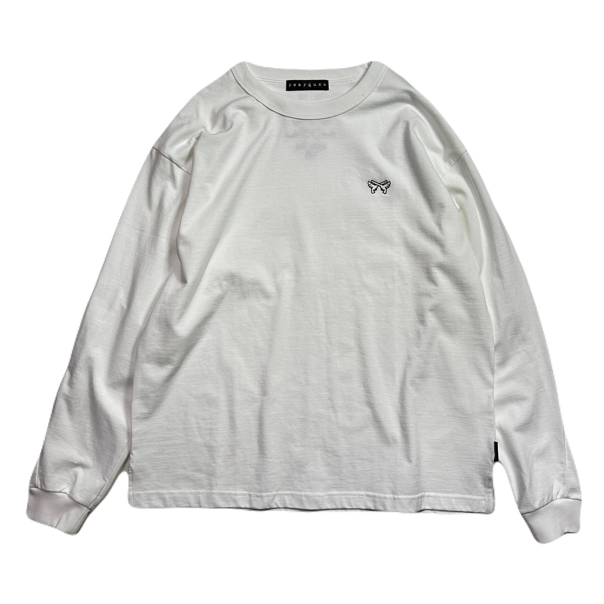 WING CROSSGUN MOTORCYCLECLUB L/S T-SHIRT / WHITE