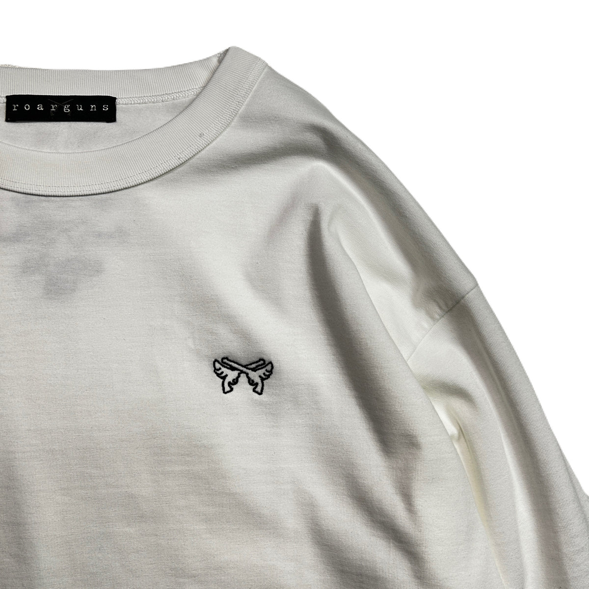 WING CROSSGUN MOTORCYCLECLUB L/S T-SHIRT / WHITE