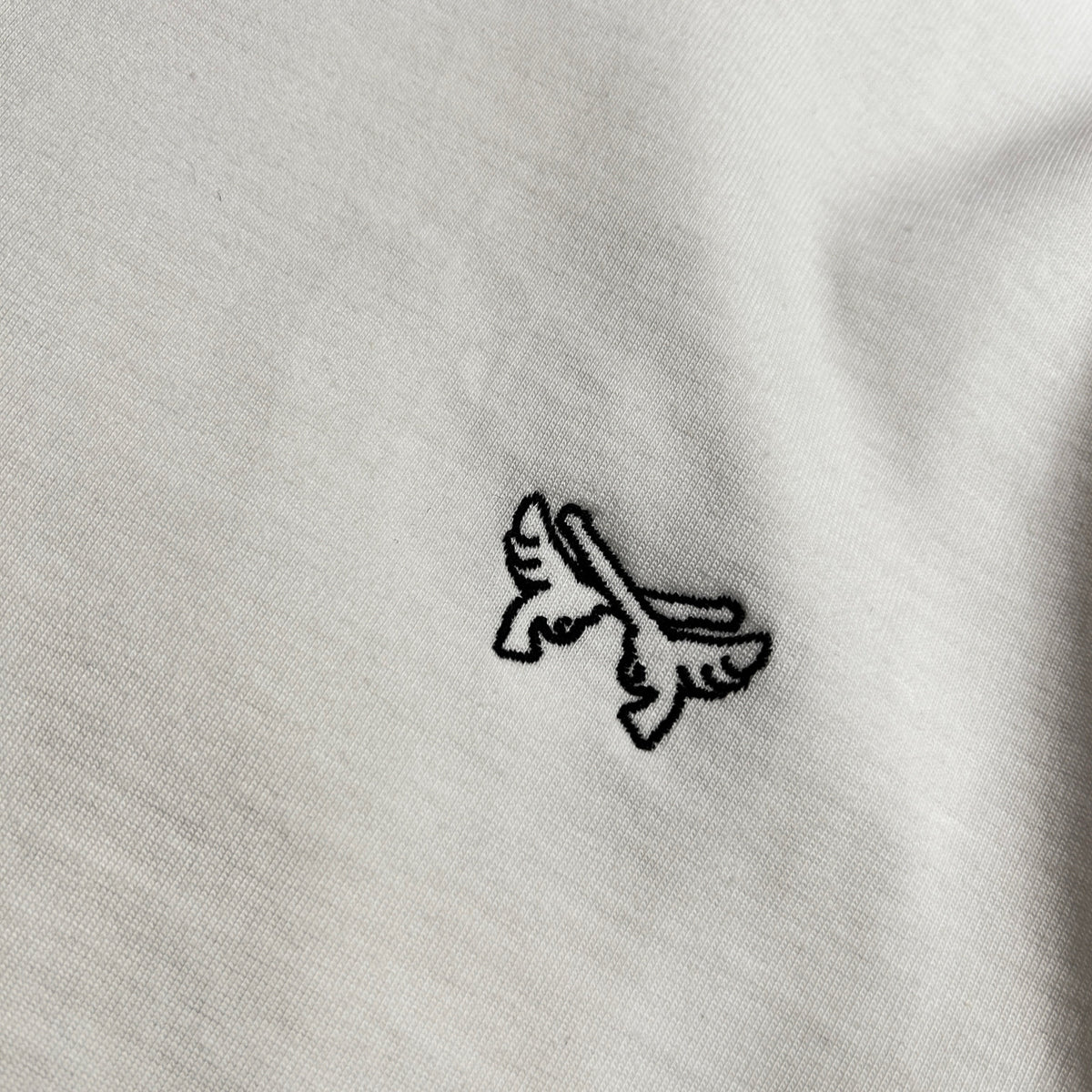WING CROSSGUN MOTORCYCLECLUB L/S T-SHIRT / WHITE