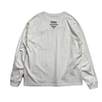 WING CROSSGUN MOTORCYCLECLUB L/S T-SHIRT / WHITE