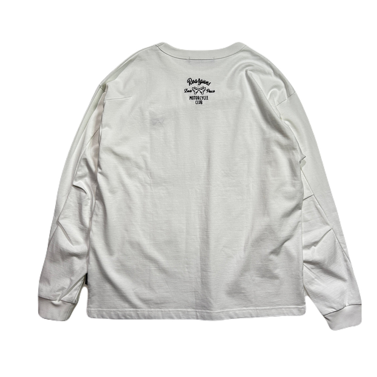 WING CROSSGUN MOTORCYCLECLUB L/S T-SHIRT / WHITE