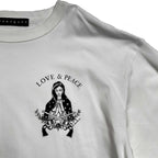 MARIA PRINT L/S T-SHIRT / WHITE