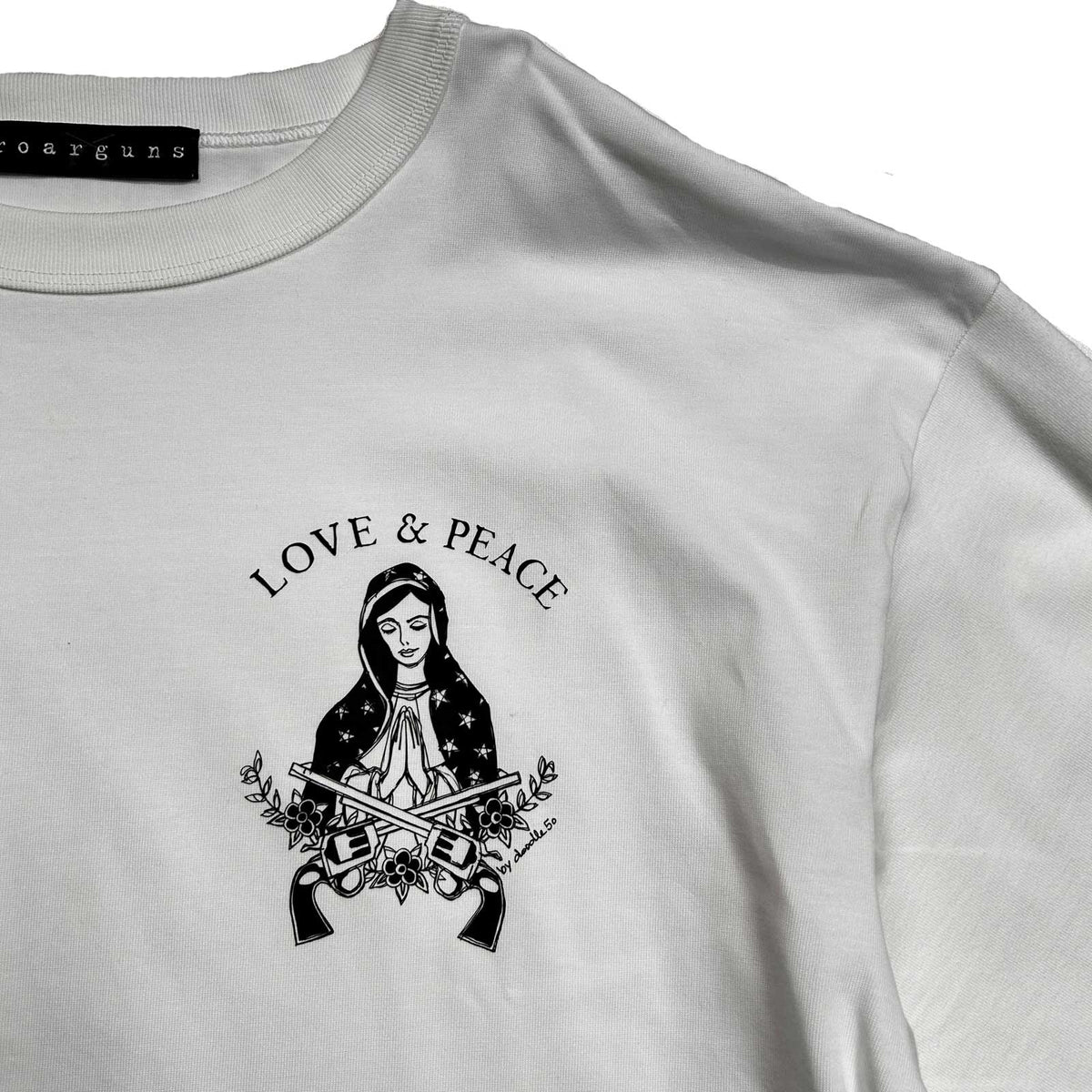MARIA PRINT L/S T-SHIRT / WHITE