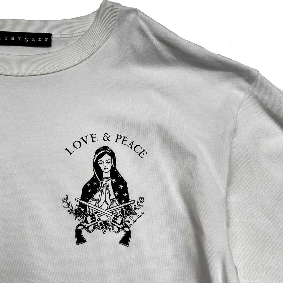 Load image into Gallery viewer, MARIA PRINT L/S T-SHIRT / WHITE